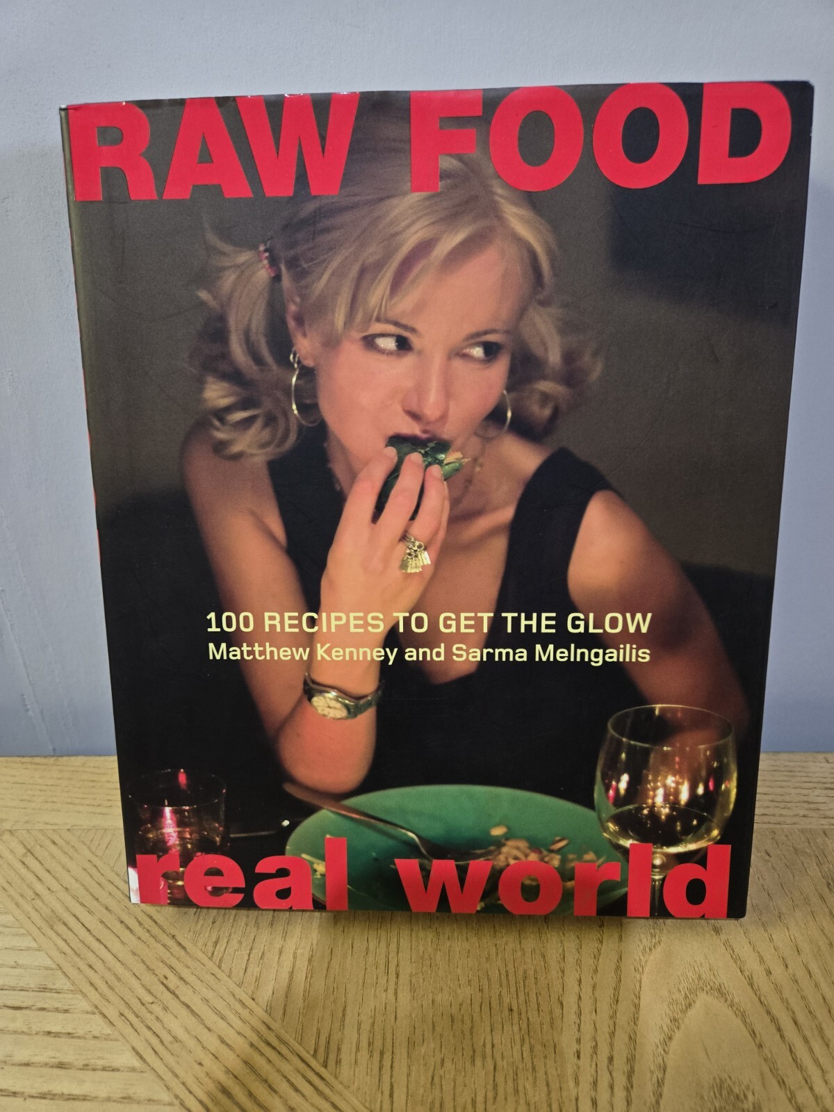 Raw Food Real World 100 Glow Recipes by Sarma Melngailis Matthew Kenney 2005 Hardcover