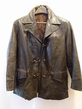 Vintage Hartmen Shanghai Leather Jacket Brown Quilted Lining Motorcycle Car Coat