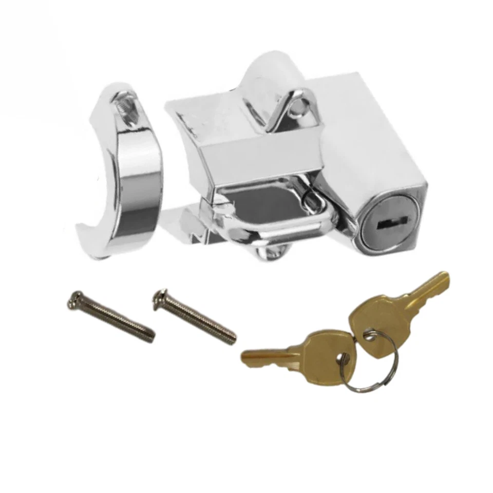 Motorcycle Handlebar Helmet Lock With 2 Keys - image 2 of 4