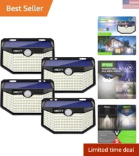 Solar Security Lights - High Brightness - 3 Lighting Modes - Weather-Resistant