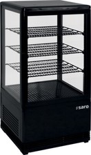 Saro Mini-Umluftkühlvitrine Modell Sc 70 Schwarz