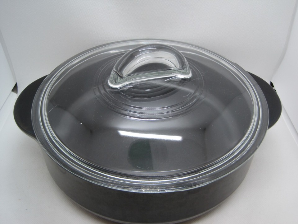 Pampered Chef Rockcrok Dutch Oven 2.5 Qt Glass Lid eBay