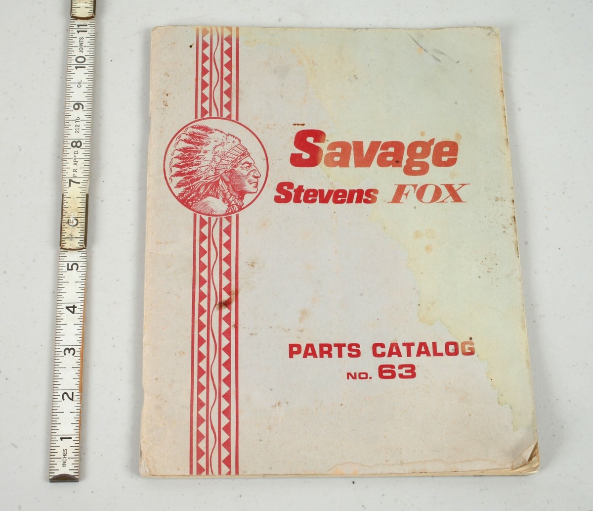 1963 Savage Arms Stevens Fox Springfield Rifle Gun Parts Catalog