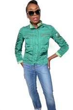 Fay Nylon Women’s Jacket / Windbreaker - Green- Field / Biker - S / Uk 10