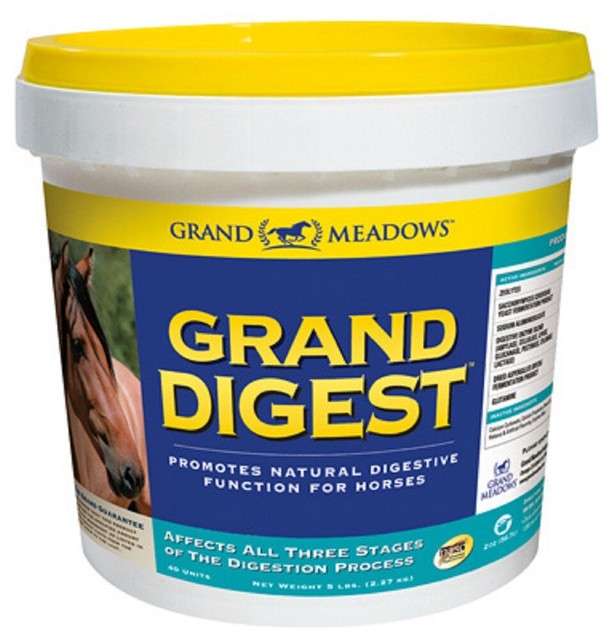 GRAND DIGEST 5 lbs. Horse supplement for digestion stomach small