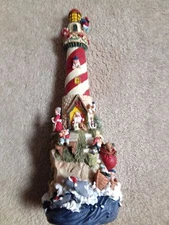 BEAUTIFUL CHRISTMAS LIGHTHOUSE
