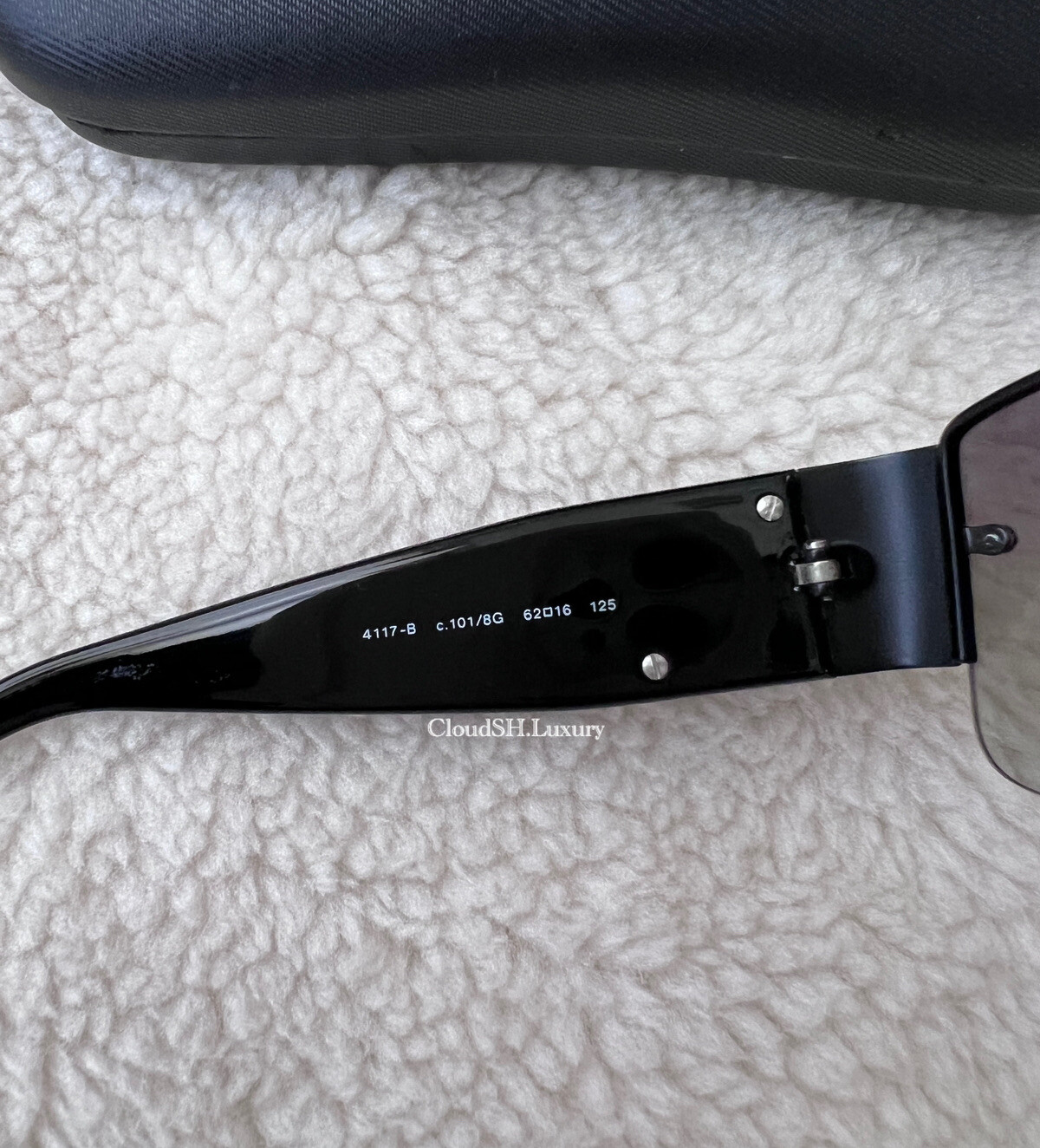 Auth Chanel Vintage Retro Black Crystal CC Logo Sunglasses - RARE image 9