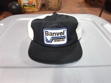 Vintage Banvel Herbicide Patch SnapBack Trucker Mesh Hat Cap Black Farm Ag
