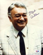 Mel Allen Psa Dna Coa Autograph 8x10 Photo  Hand Signed Authentic