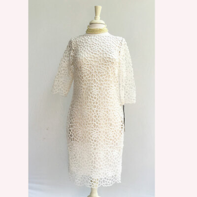 white christmas dresses Adair Laser Cut Tank Dress White main image 0