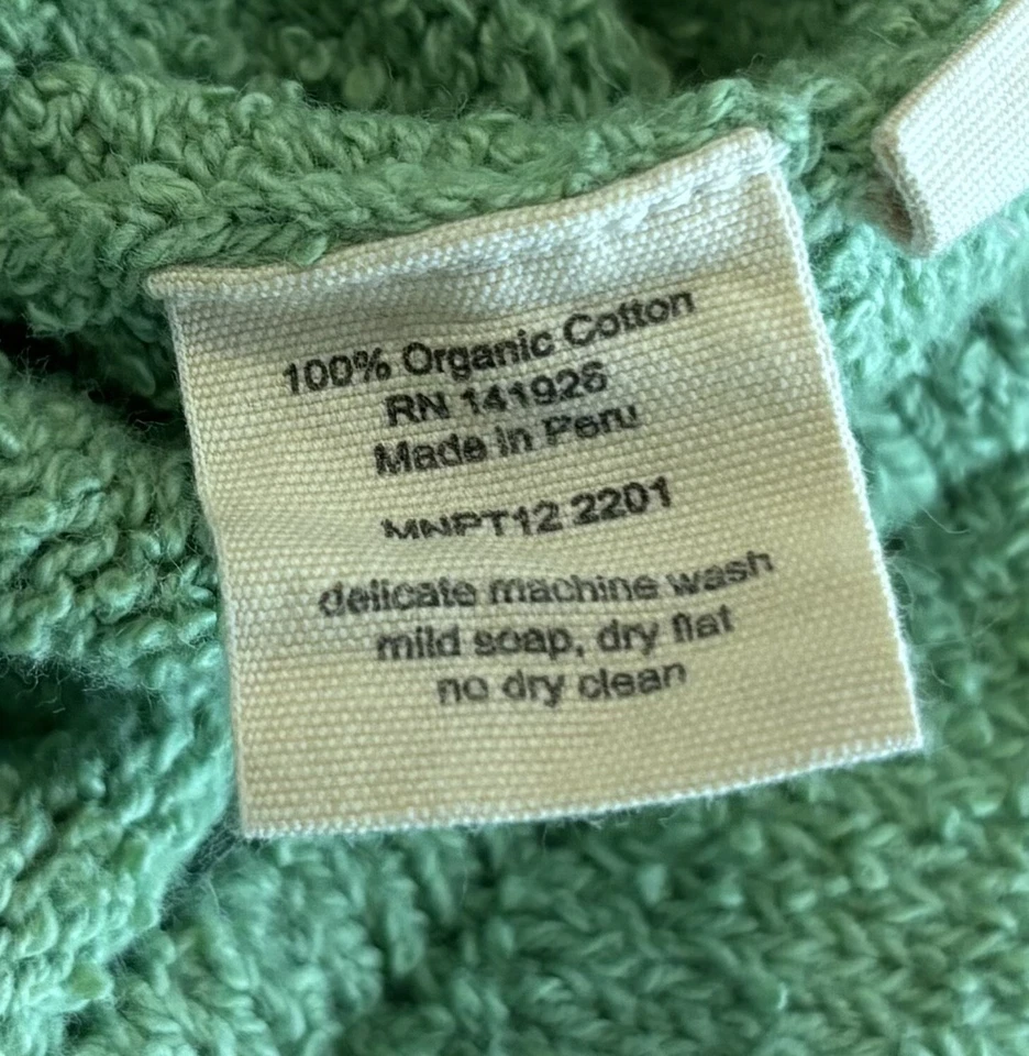 Misha & Puff Terrycloth Cover-Up Verde - Juventude 7 - 8 anos - Excelente Estado! - Imagem 4 de 4