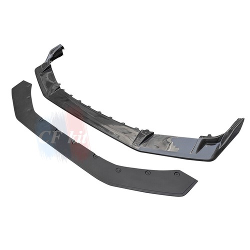 For Honda Civic 10Th FK8 Type-R JS Style Carbon Fiber Front Bumper Lip Side Fins - Foto 5 di 22