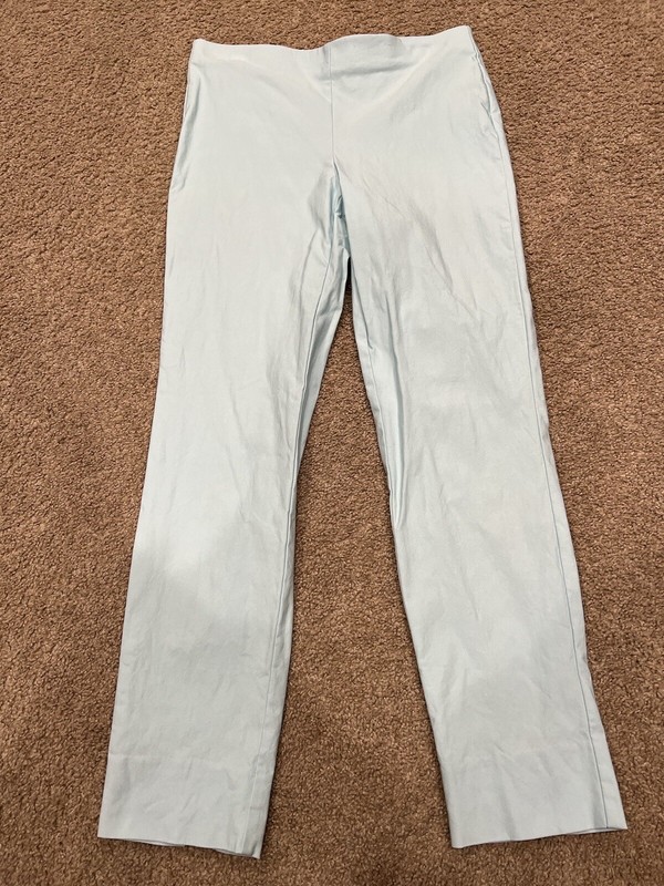 Charter Club Chelsea Skinny Ankle Turquoise Pants - Size 6 NWOT