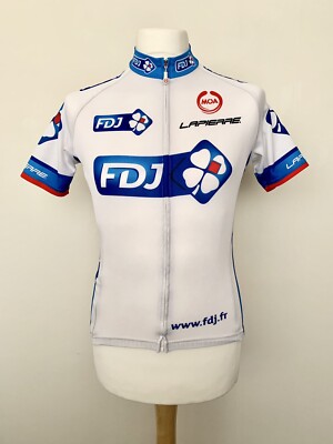 FDJ 2013 getragen von Anthony Roux Tour de France Giro Vuelta Radtrikot