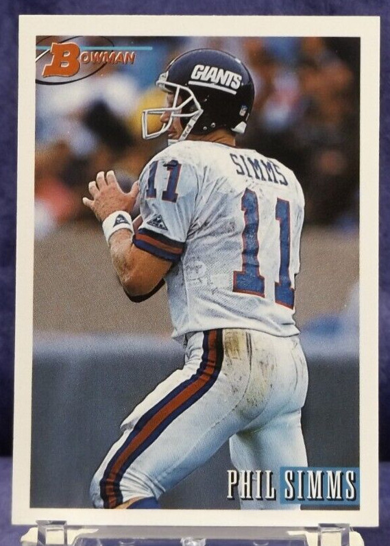 1993 Topps #185 - Phil Simms - New York Giants - Near Mint