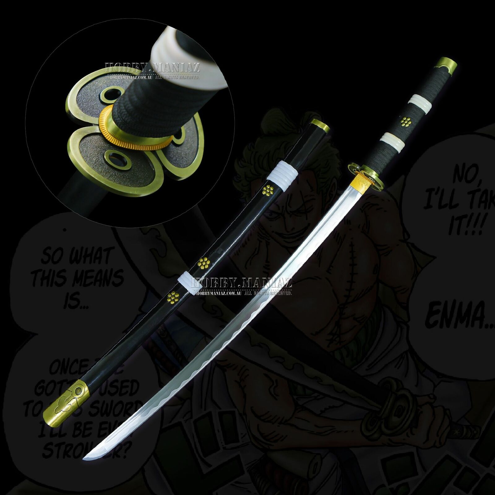 How to make a Zoro Enma Sword out of paper \ One Piece \ Zoro enma sword 