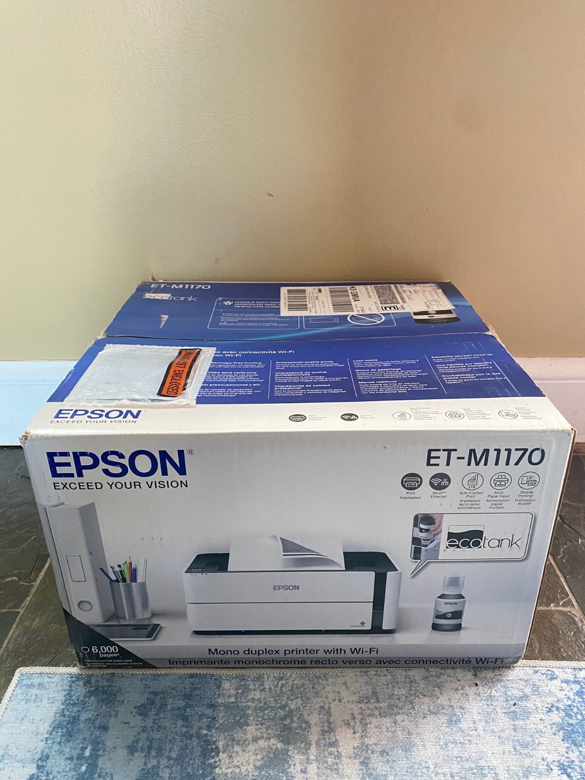 Epson EcoTank ETM1170 Wireless Monochrome (Black & White) Supertank