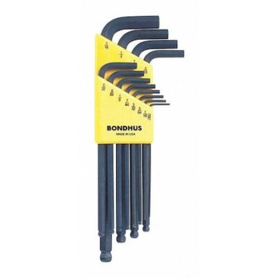 Bondhus 10936 12 Piece Sae L-Shape Hex Key Set, 10936 | eBay
