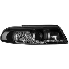 DAYLINE 2 x Scheinwerfer für Audi A4 B5 LED Tagfahrlicht Optik black / schwarz