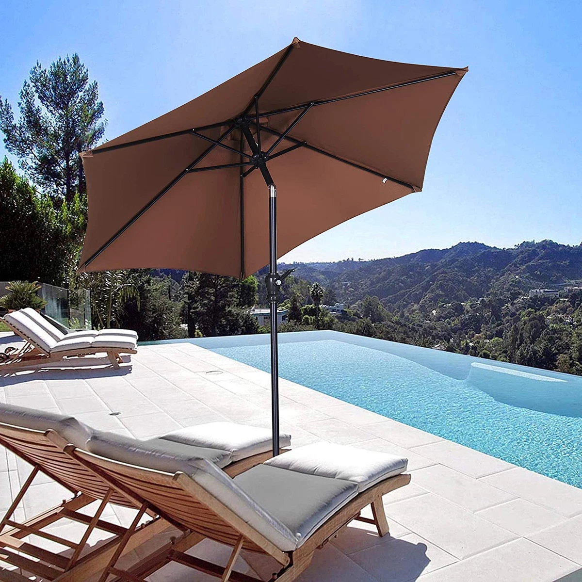 7.5 foot patio table cheap umbrella