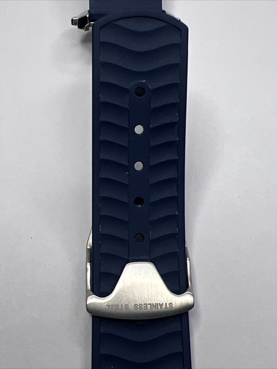 EUC Omega Strap 20mm x 18mm CVZ015753 Blue Rubber Band EUC Omega Strap 20mm x 18mm CVZ015753 Blue Rubber Band