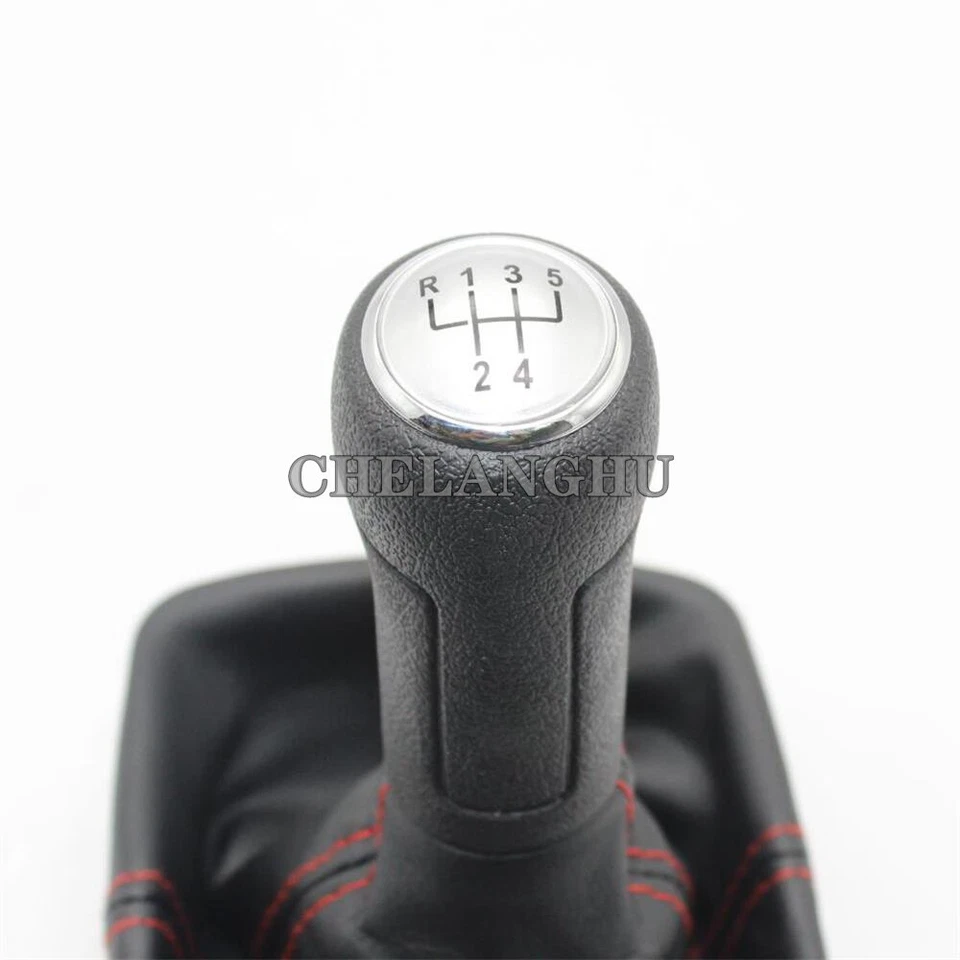 For VW Polo GTI 9N 9N2 2002-2010 Car 5 Speed Gear Shift Knob With Leather Boot - image 3 of 4