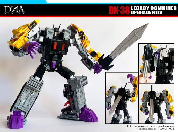 New DNA Design DK-38 Combiner Upgrade Kits for Legacy Motormaster