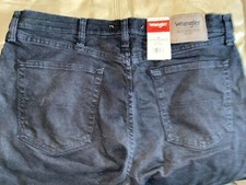 NWT Black Wrangler Pants, Waist 36" Inseam 34", Zipper fly