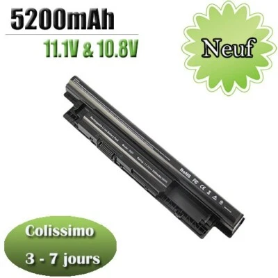 XCMRD Batterie Pour Dell Inspiron 15R-5521 15 3521 3531 3878 14 N3421 11.1V
