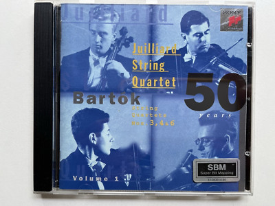CD Bartok Streichquartette 3,4,6 - Juilliard String Quartet