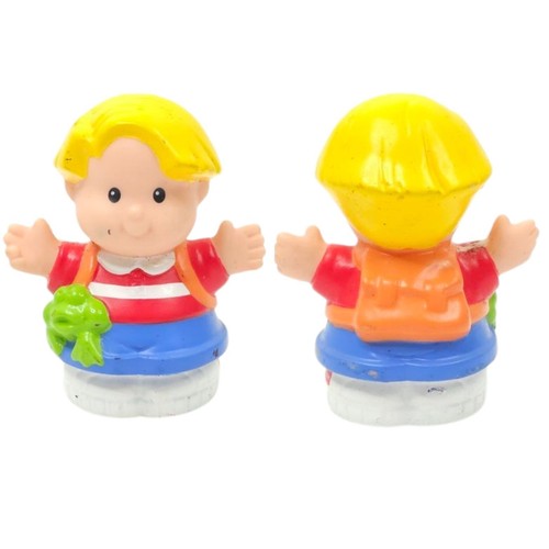 Vintage 90s 00s Fisher Price Little People Toy Lot Of 5 Bus Driver Archer Frog - Picture 10 of 11