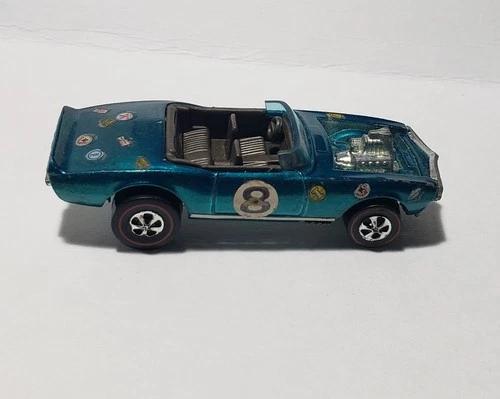 hot wheels redline light my firebird blue