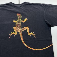Vintage 90s Marlboro Unlimited Lizard Graphic Pocket T Shirt Sun Faded Men's XL