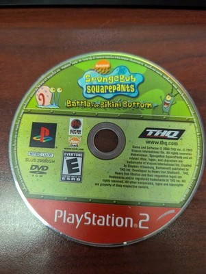 SpongeBob SquarePants: Battle for Bikini Bottom (PS2) NO TRACKING DISC ONLY 929