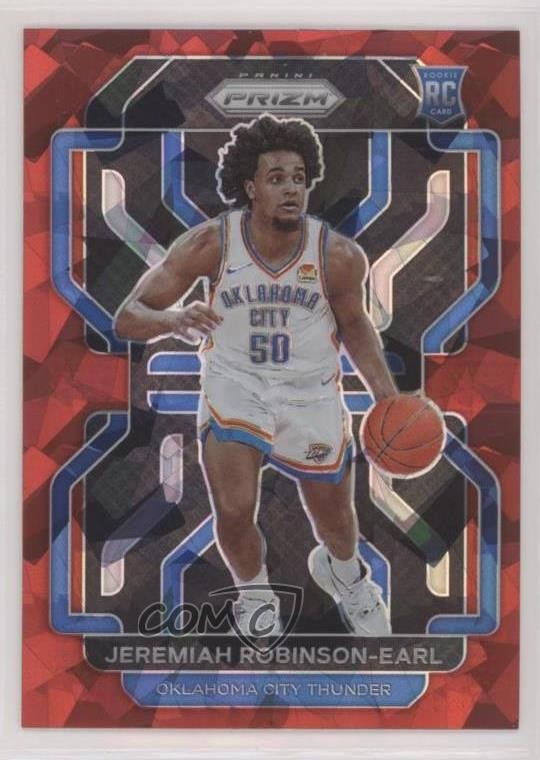 2021-22 Panini Prizm Red Ice Prizm Jeremiah Robinson-Earl #319 Rookie RC 09wc