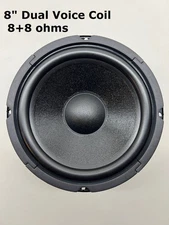Infinity SM-85 Dual Voice Coil 8" Woofer 4 ohms for Super Bass Free Shipping