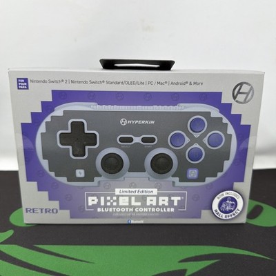Pixel Art Limited Edition Wireless Bluetooth Controller Switch 2 PC Android Mac