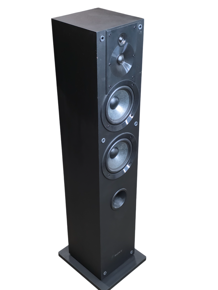 SONY　SS-CS3 2個セット Sony SS-CS3 Floor-Standing Tower 3-Way Speaker - Black- Free