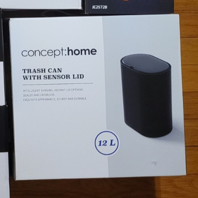 Concept Home Trash Can With Sensor Lid 12 L (Brand New)