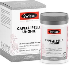 Swisse Integratore Capelli Pelle Unghie, Integratore Alimentare con Biotina