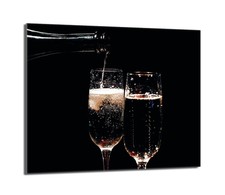 Herdabdeckplatten Glas 1/2tlg Ceranfeld Induktion Brille Schwarz 27 Gr&ouml;&szlig;en