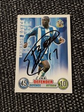 EMERSON BOYCE - WIGAN ATHLETIC FC FOOTBALL SIGNED MATCH ATTAX CARD