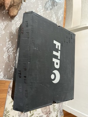 FTP Osiris Collab Size 13 Men All Black Reflective  Skate Shoe