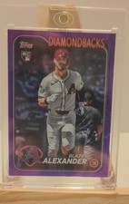 2024 Topps Update Series - Blaze Alexander #US197 Purple Holo Foilboard /799...