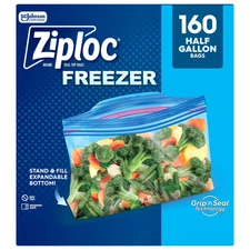 Ziploc Half Gallon Freezer Bags (160 ct.) Great Price