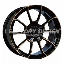 1pc Custom Gold Face Style Forged Wheels Rims For Porsche 997 991 911 Wide Body