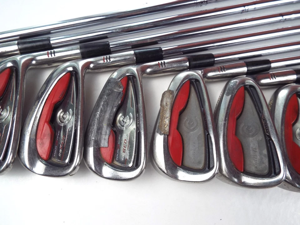 Juego de hierros de golf Cleveland MCT CG ROJO 3-PW+2 cuñas DynamicGold acero S300 Flex diestro Foto 4 de 4