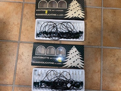 Weihnachtslichterkette, innen, 16 Kerzen, Fa. Brinkmann Hamburg, vor 2002