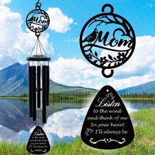 37'' Sympathy Gifts for Loss of Mom,Memorial Wind Chimes for Loss of Mother,C...