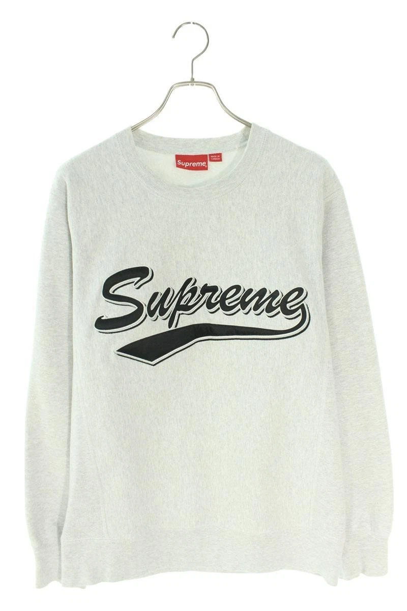 Sweat Supreme 16AW Brush Script col rond taille M blush script logo crewnec